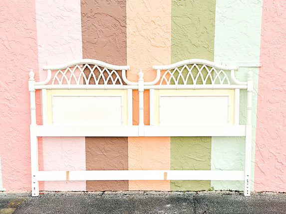 Palm Beach Chic Faux Bamboo King Headboard