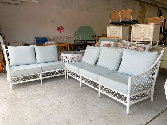 Ficks Reed Rattan Sectional Sofa