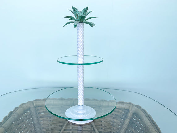 Palm Tree Tiered Platter