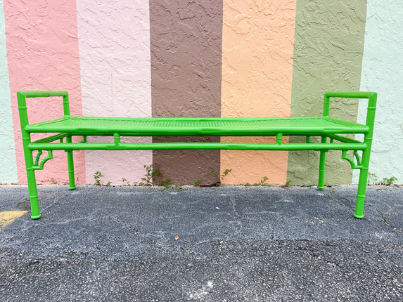 Meadowcraft Faux Bamboo Bench