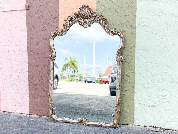 Italian LaBarge Shell Motif Mirror