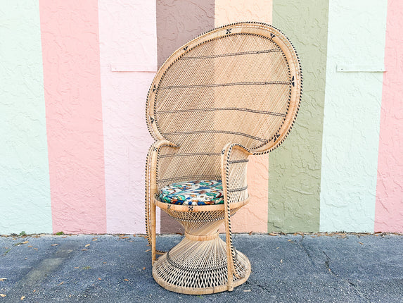 So 70s Natural Peacock Chair