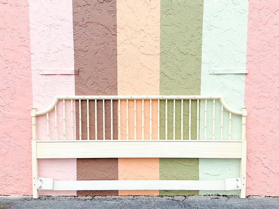 Thomasville Faux Bamboo Pagoda King Headboard