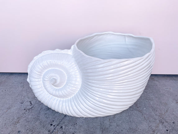 Large Italian Shell Cachepot