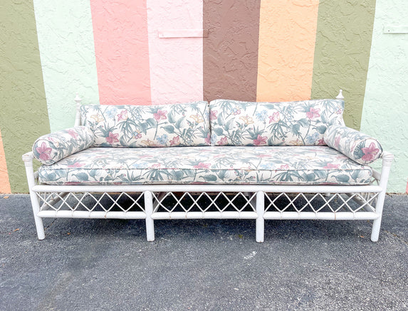 Palm Beach Chic Ficks Reed Rattan Sofa