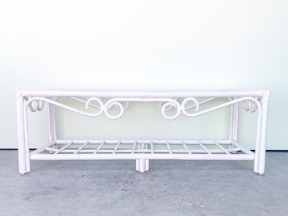 Island Whimsy Rattan Coffee Table