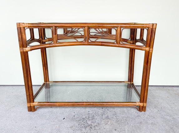 Island Chic Rattan Console
