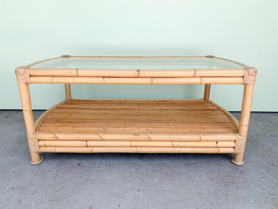 Island Style Bamboo Coffee Table