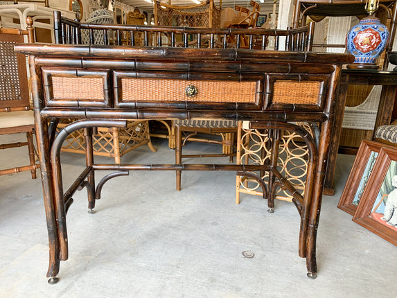Island Style Bamboo and Seagrass Desk