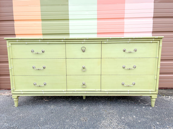 Ficks Reed Faux Bamboo Dresser