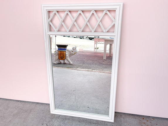 Ficks Reed Rattan Lattice Mirror