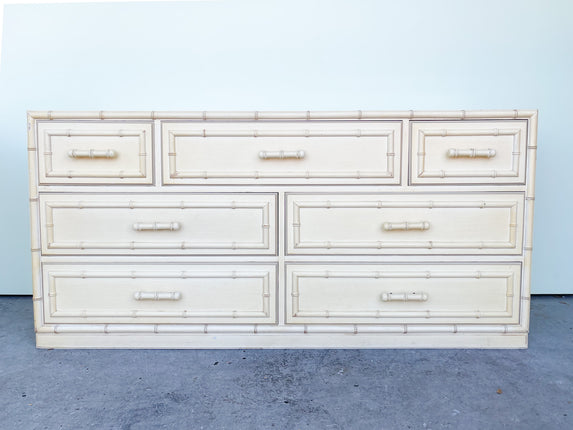Faux Bamboo Dresser