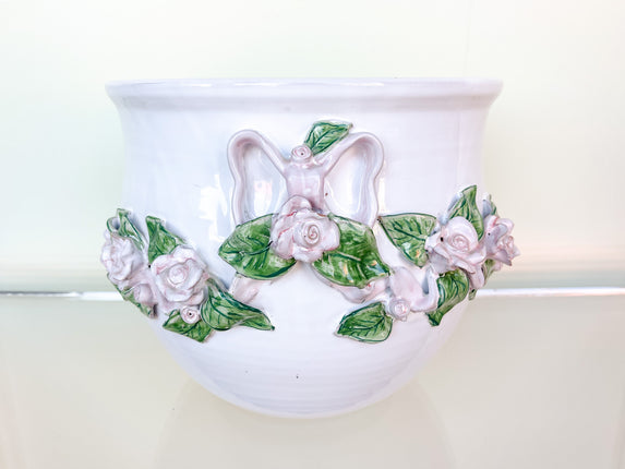 Sweet Floral Italian Cachepot