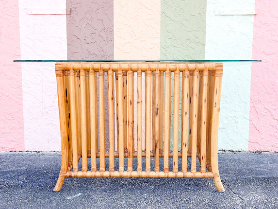 Coastal Rattan Console