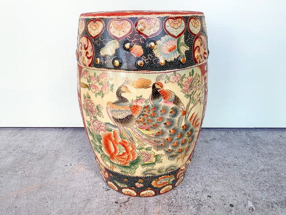 Fab Peacock Garden Seat