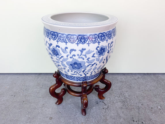 Blue and White Forever Cachepot