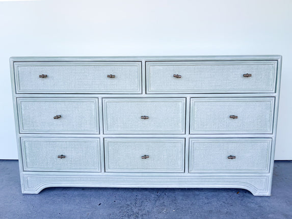 Ficks Reed Rattan Seafoam Dresser