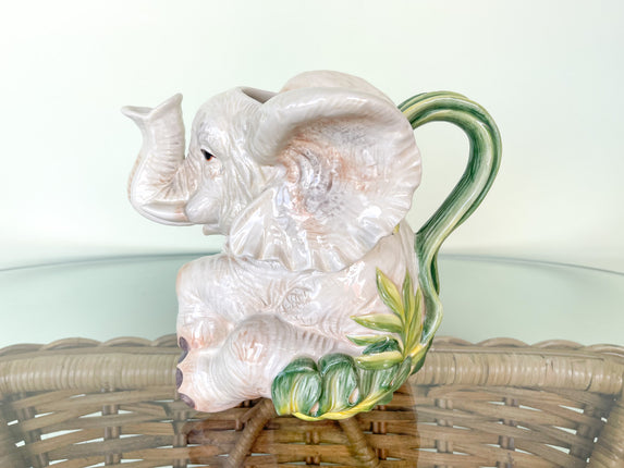 Fitz and Floyd Elephant Pitcher