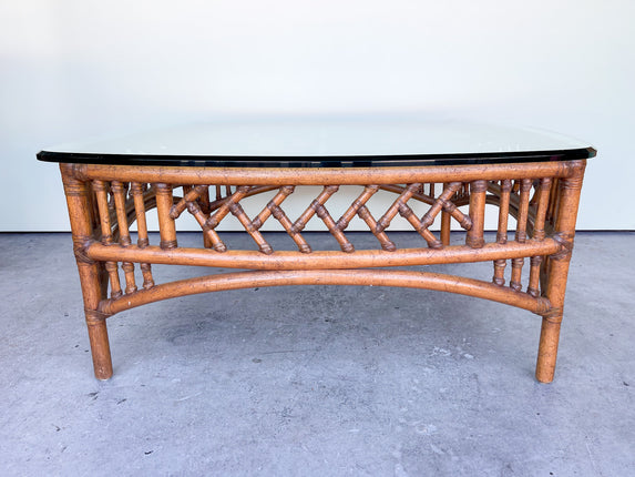 Ficks Reed Rattan Coffee Table