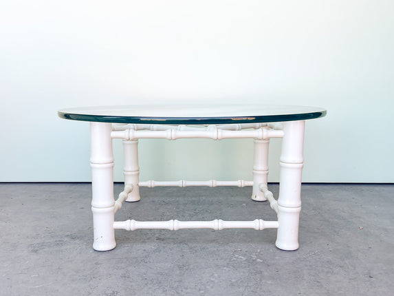 Faux Bamboo Chippendale Coffee Table