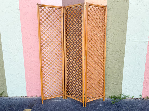 Rattan Lattice Screen