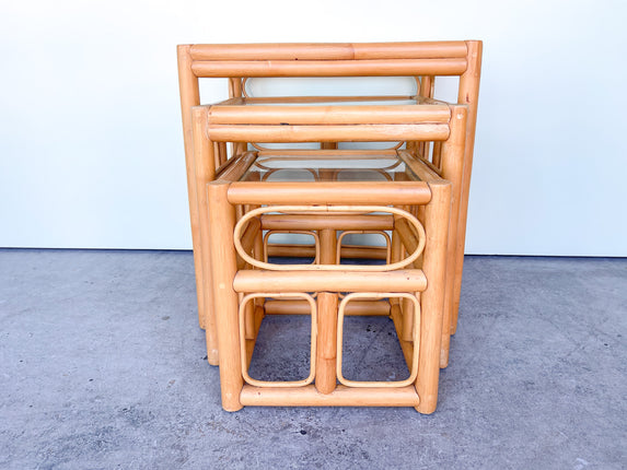 Rattan Nesting Tables