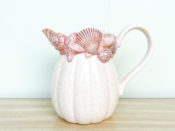 Fitz and Floyd Shell Pitcher