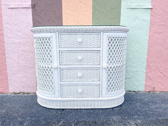 Palm Beach Chic Wicker Server