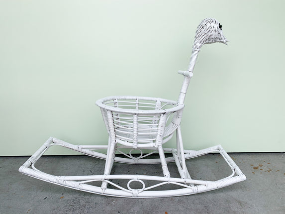 Crazy Wicker Bird Rocker