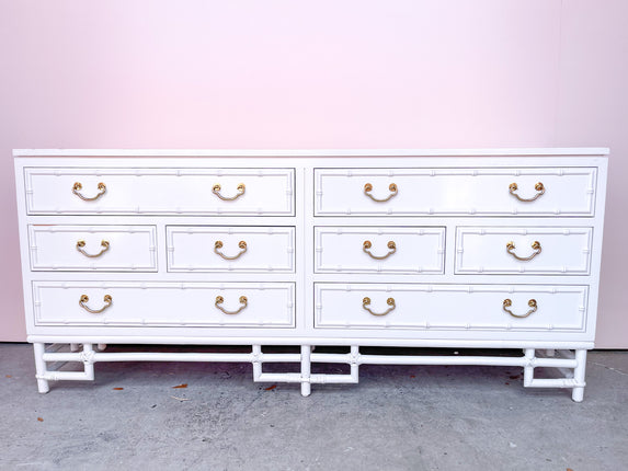 Ficks Reed Faux Bamboo Dresser