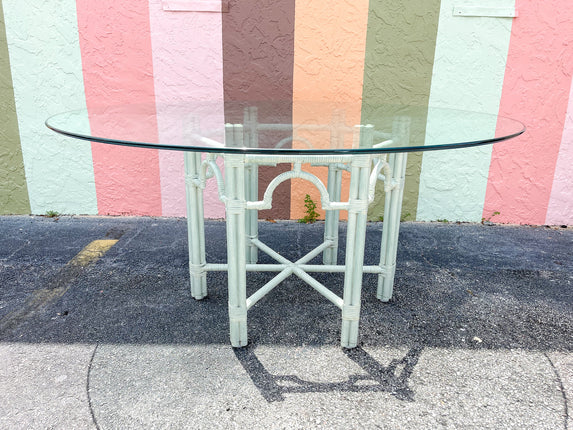 Seaglass Rattan Dining Table