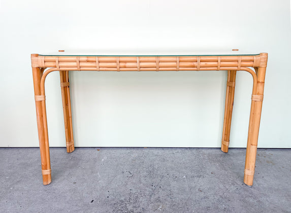 Coastal Rattan Console