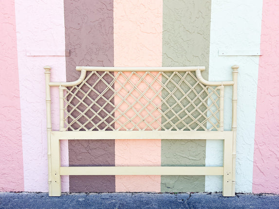 Ficks Reed Pagoda Queen Headboard