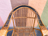 Baker Rattan Lounge Chair
