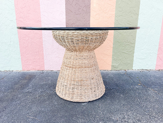 Coastal Seagrass Dining Table