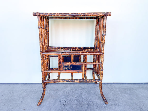 Tortoiseshell Bamboo Side Table