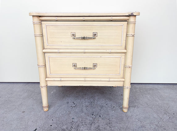 Thomasville Faux Bamboo Nightstand