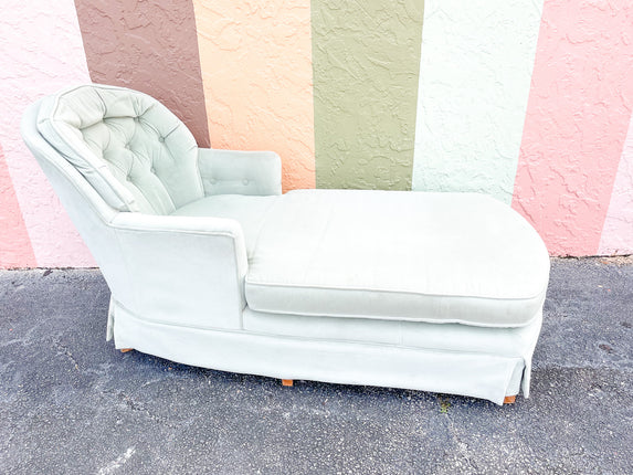 Seafoam Upholstered Chaise