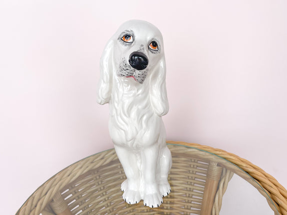 Italian Ceramic Hound Dog