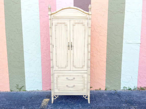 Warehouse Wednesday Sale: Faux Bamboo Thomasville Cabinet