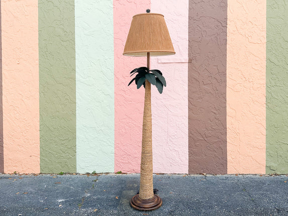 Coastal Tole Palm Tree Lamp