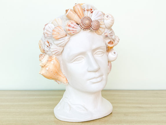 Large Shellegance Bust Cachepot