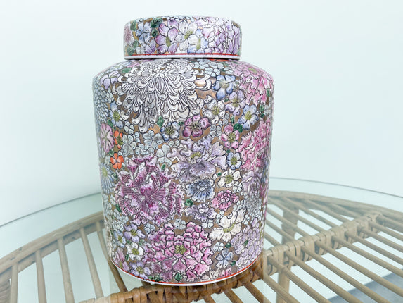 Flower Power Ginger Jar