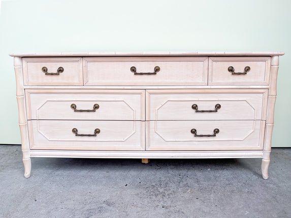 Faux Bamboo Dresser