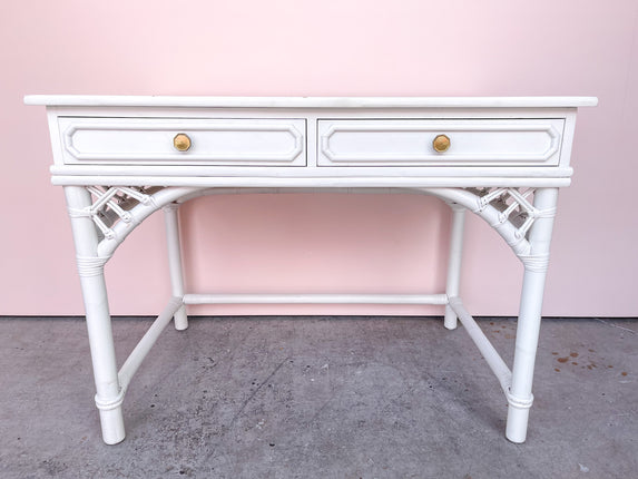 Ficks Reed Faux Bamboo Desk and Chair