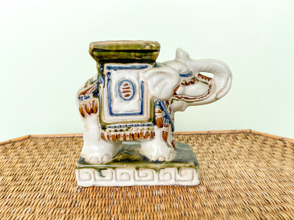 Miniature Elephant Garden Stool
