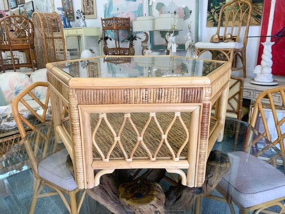 Rattan Hexagon Coffee Table