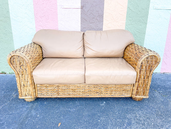 Ralph Lauren Rattan Loveseat