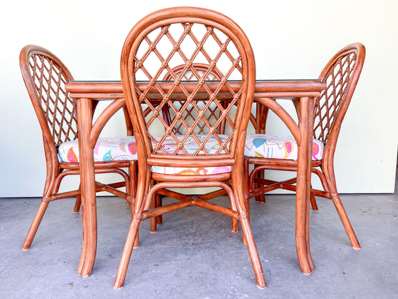Lattice Love Rattan Dining Set