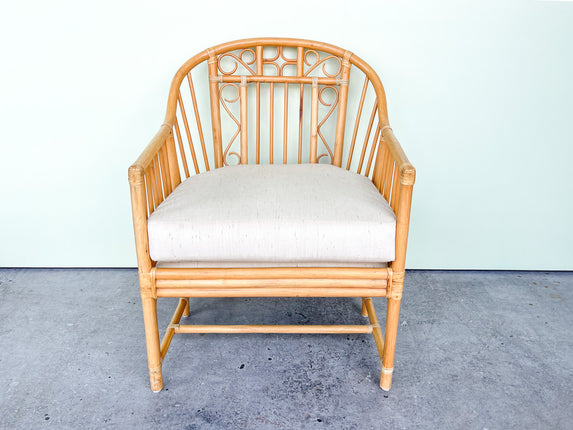Natural Rattan Brighton Style Lounge Chair